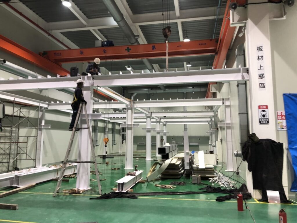 14彰化鋼構-線西鄉-鋼構工程-上品工業-鋼構平台-鋼構增建實績案例圖